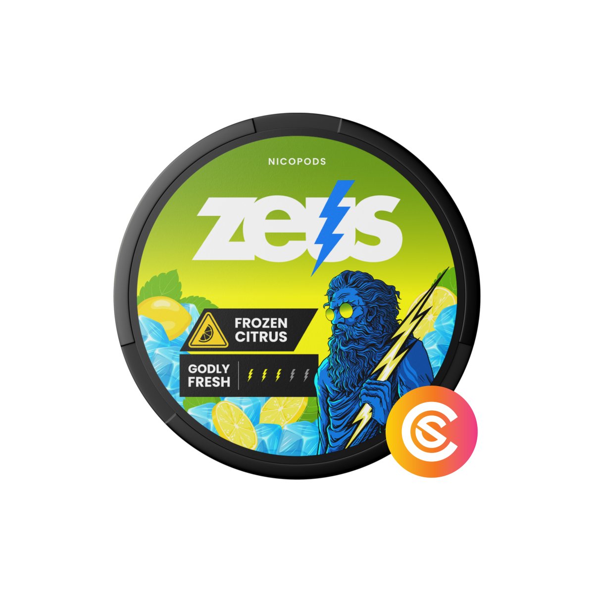 ZEUS Frozen Citrus Strong Buy Nicotine Pouches Snus Core