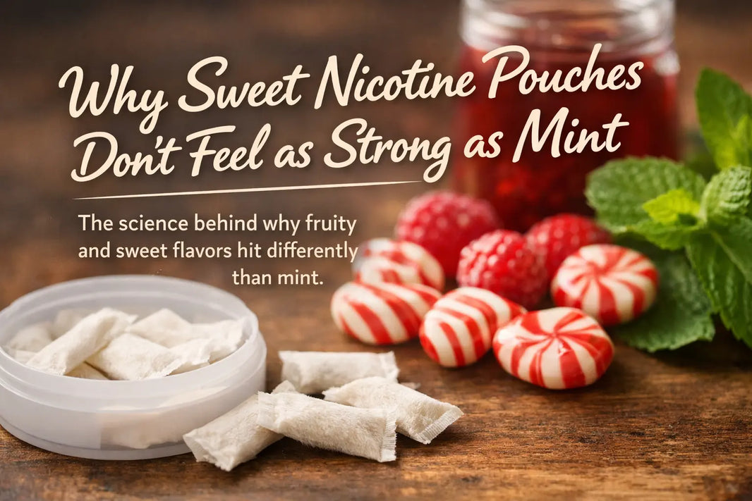 Why Sweet Nicotine Pouches Don’t Feel as Strong as Mint?