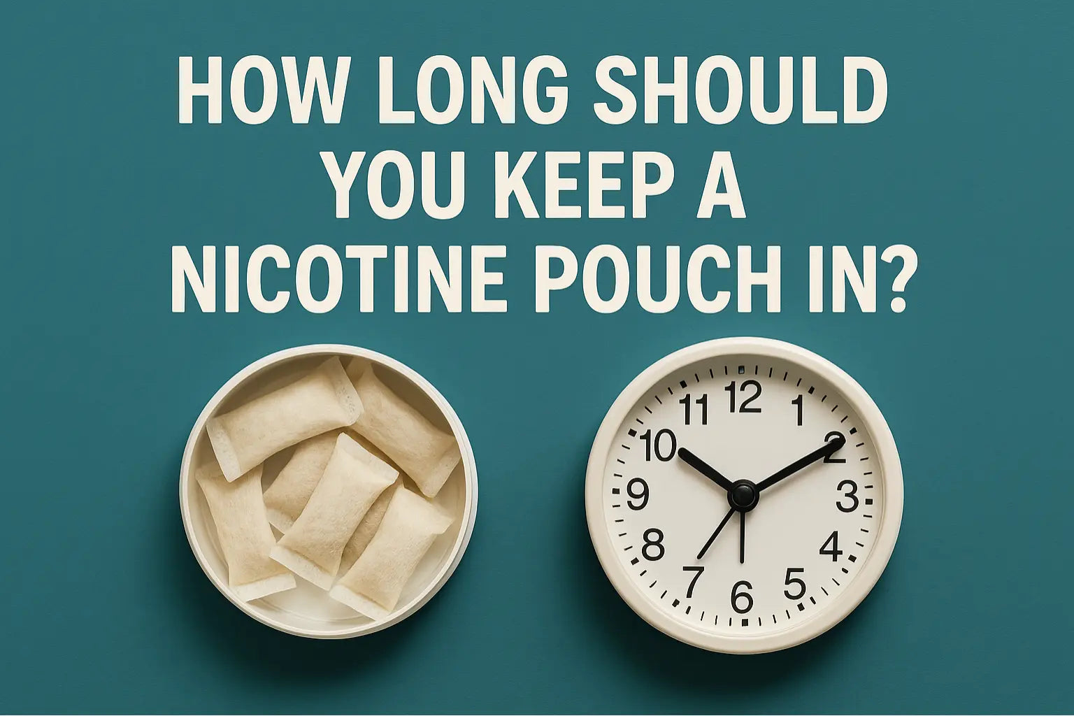 How Long Should You Keep a Nicotine Pouch In?