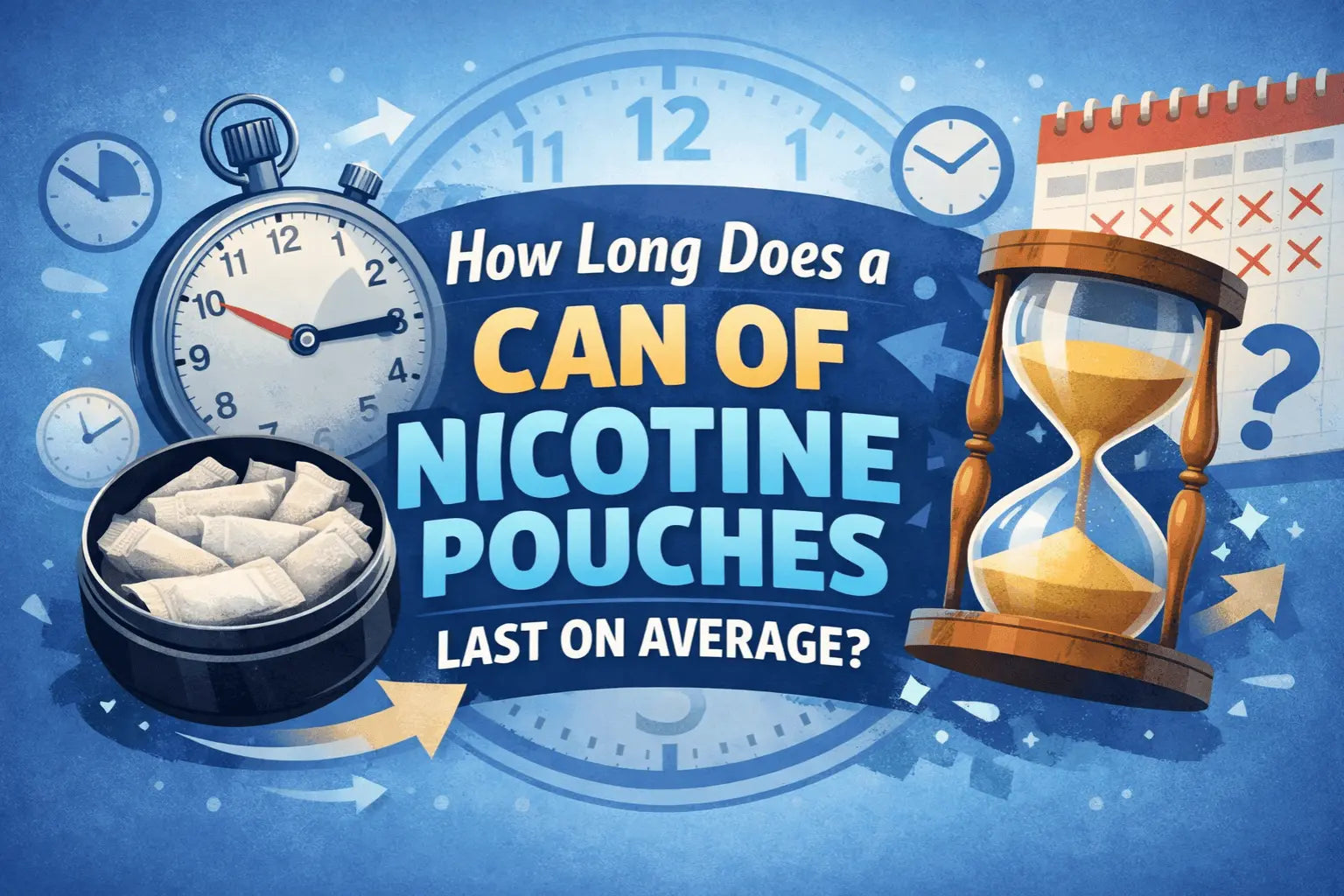 How Long Does a Can of Nicotine Pouches Last on Average?