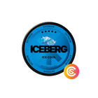 ICEBERG Extreme Ice Cool nicotine pouch can, blue lid with black rim and polar bear logo