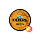 ICEBERG Extreme Strawberry Mango Gum nicotine pouch can, orange lid with black rim