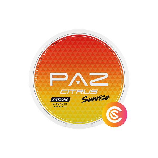 PAZ X-Strong Citrus Sunrise Snus Core