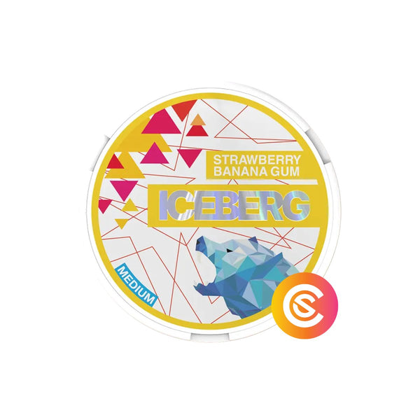 Iceberg Strawberry Banana Gum Medium Snus Core