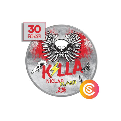 KILLA Niclab Flash 13 Energy Drink Light Snus Core