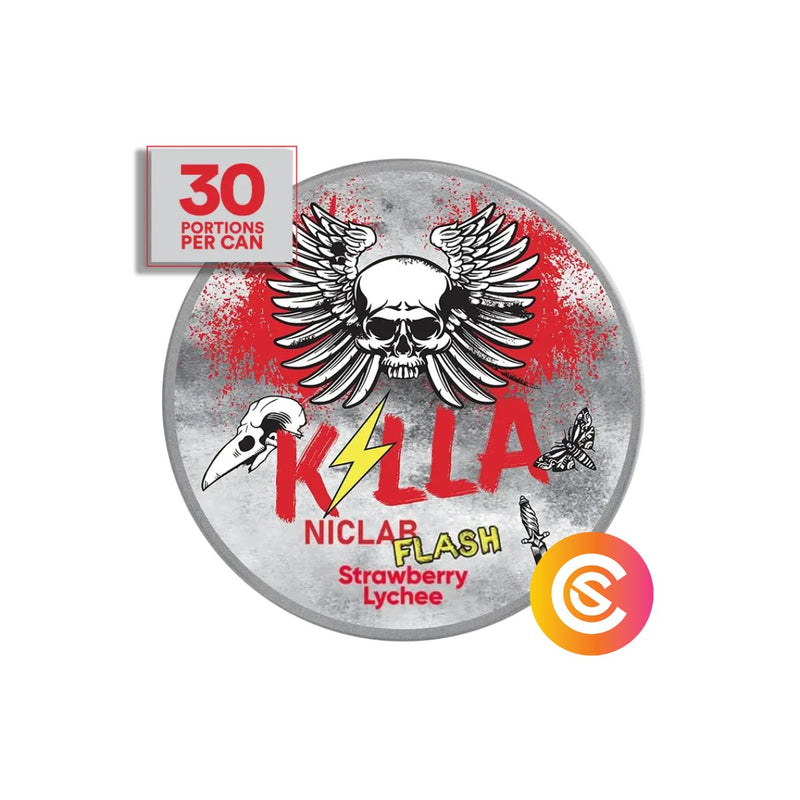 KILLA Niclab Flash Strawberry Lychee Light Snus Core