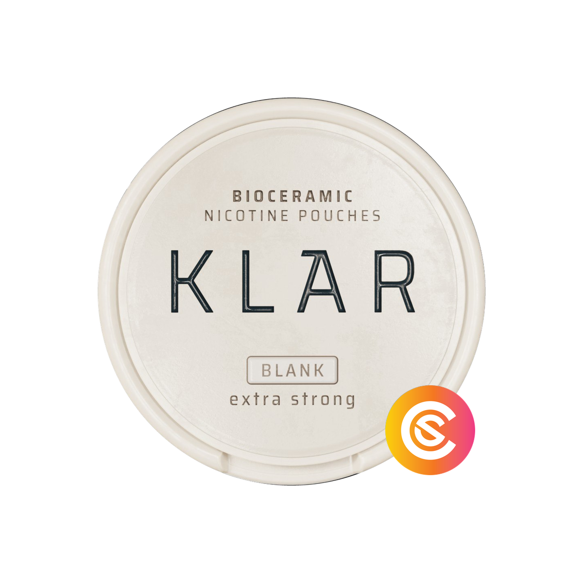 KLAR Blank Extra Strong 9 mg nicotine pouches