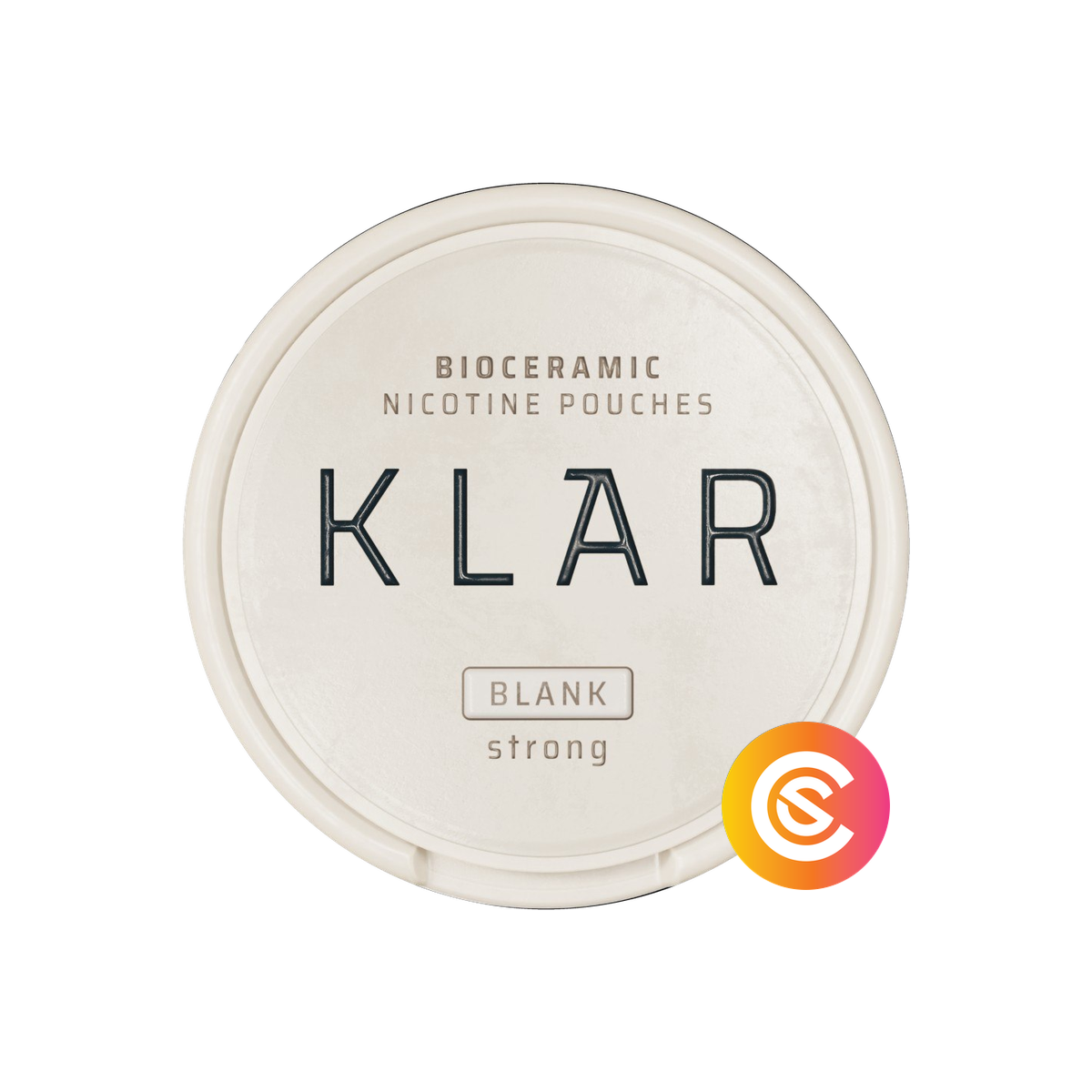 KLAR Blank Strong 6 mg nicotine pouches