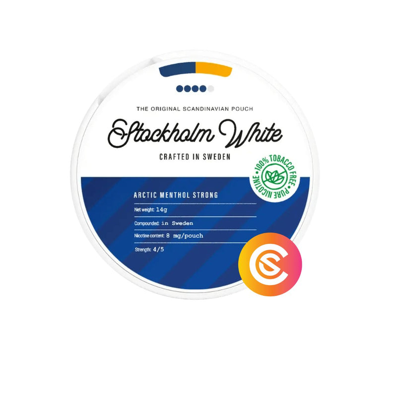 Buy Stockholm White Arctic Menthol Strong Snus Core