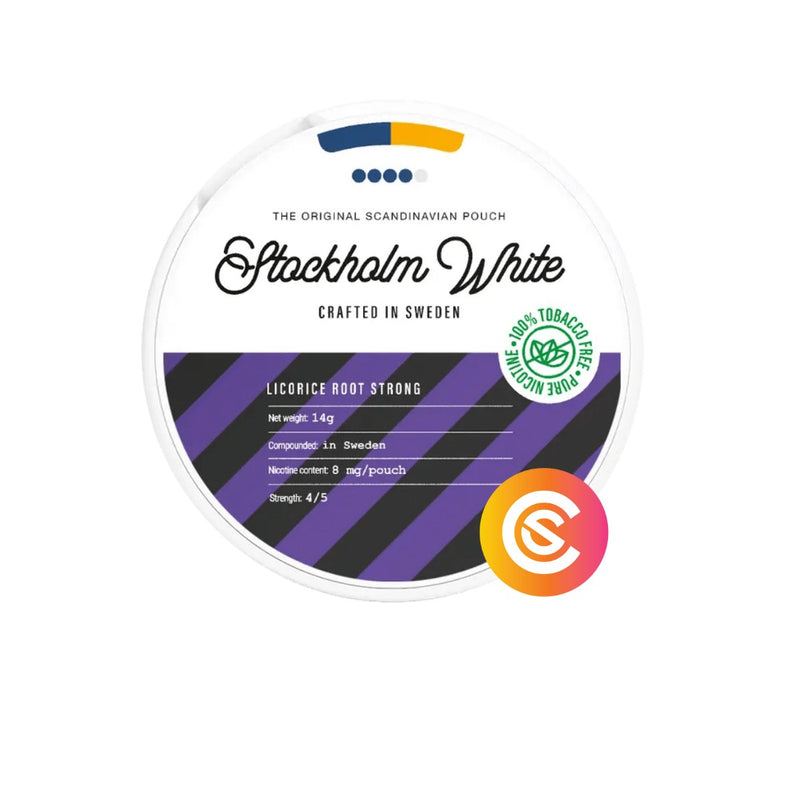 Buy Stockholm White Licorice Root Strong Snus Core