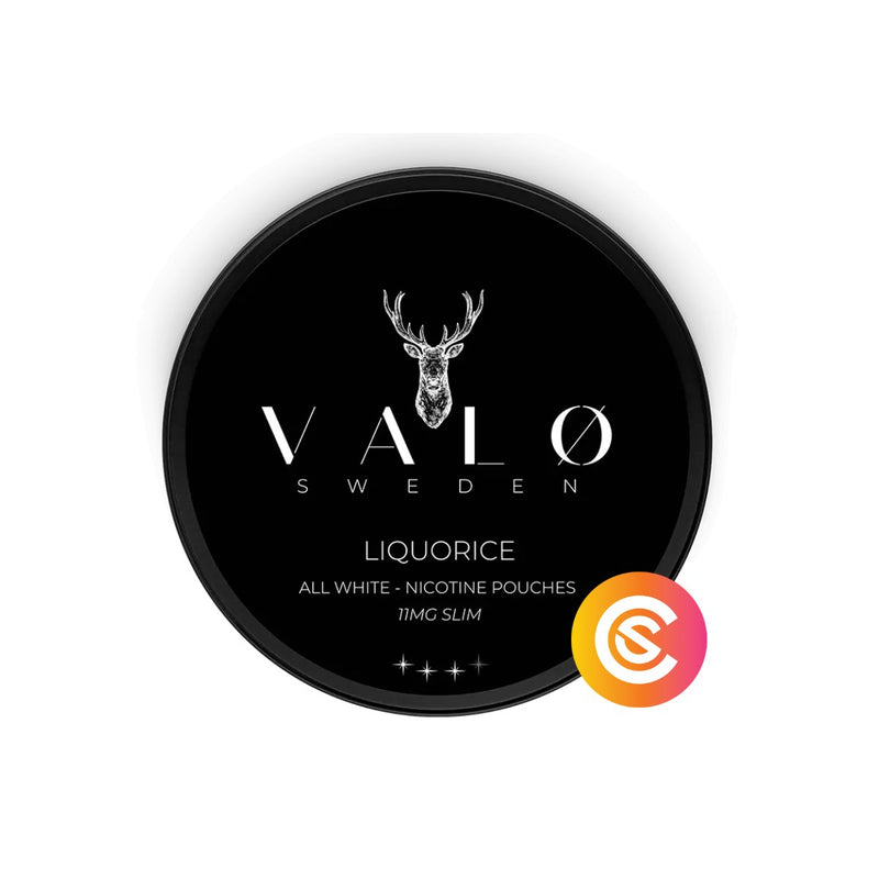 VALØ LIQUORICE Medium Slim 11mg/pouch - SnusCore