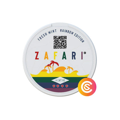 Zafari Fresh Mint Rainbow Edition Strong Slim 14mg/g - SnusCore