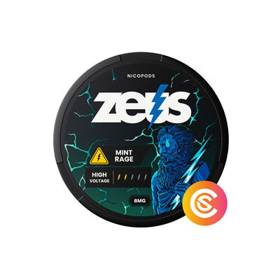 Buy ZEUS Mint Rage Light Snus Core