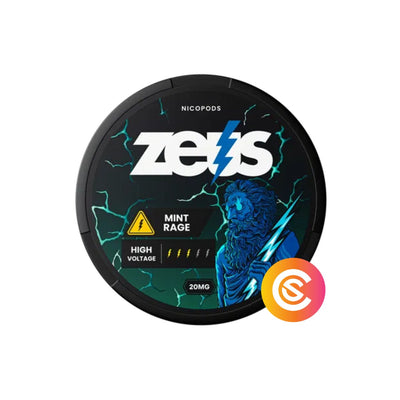 Buy ZEUS Mint Rage Strong Snus Core