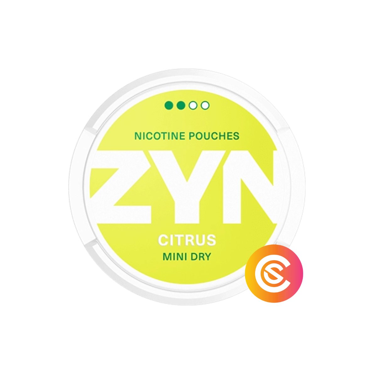 ZYN Citrus Mini Dry Light #2 7.5mg/g - SnusCore