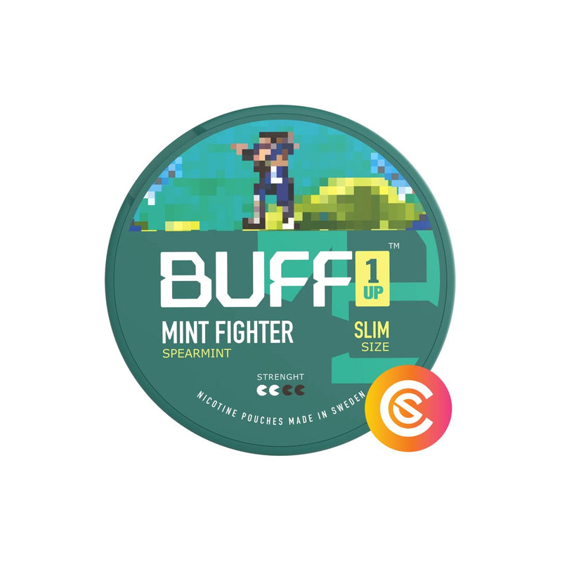 BUFF 1UP™ | Mint Fighter Spearmint 4 mg/g - SnusCore
