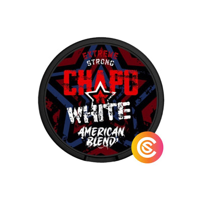 Chapo White | American Blend Strong 16.5 mg/g - SnusCore