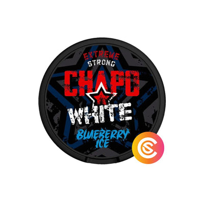 Chapo White | Blueberry Ice Strong 16.5 mg/g - SnusCore