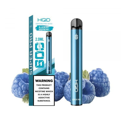 HQD Super Pro Blueberry Raspberry 600 puffs - SnusCore