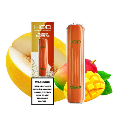 HQD Wave Mango Melon Ice 600 puffs - SnusCore