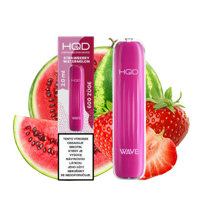 HQD Wave Strawberry Watermelon 600 puffs - SnusCore