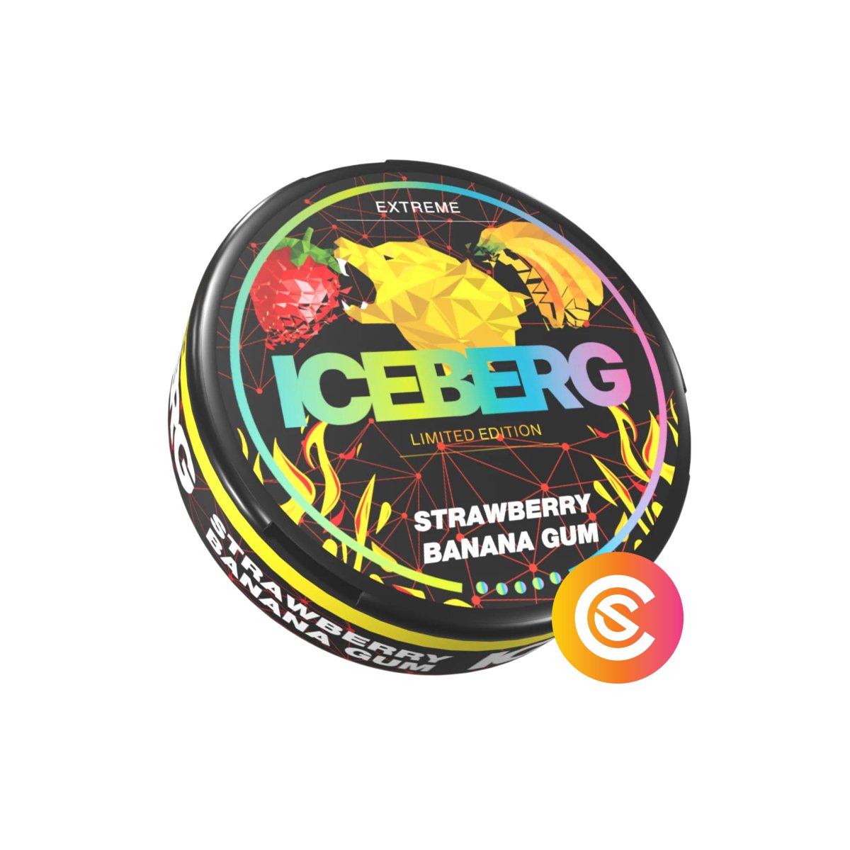 ICEBERG | Strawberry Banana Gum 130 mg/g - SnusCore