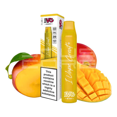 IVG BAR PLUS + Exotic Mango 600 puffs - SnusCore