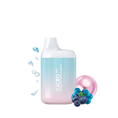 Micro Pod Blueberry Bubblegum Ice 600 puffs - SnusCore
