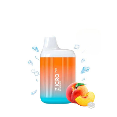 Micro Pod Peach Ice 600 puffs - SnusCore