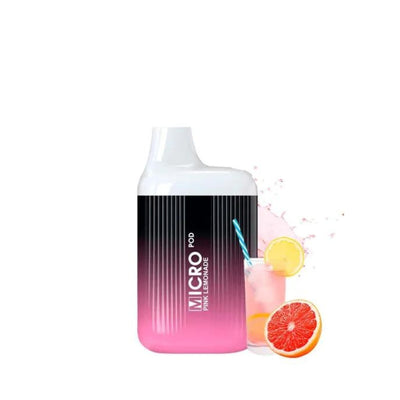 Micro Pod Pink Lemonade 600 puffs - SnusCore