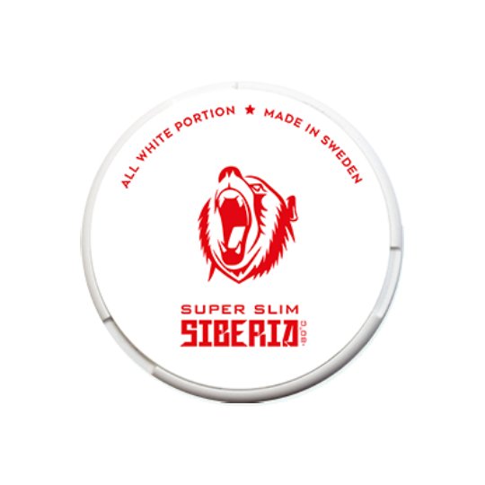 Siberia -80 | All White Super Slim Strong - SnusCore