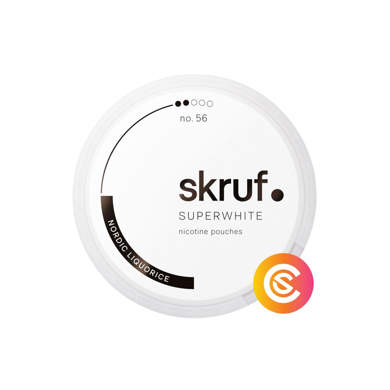 Skruf | Super White No. 56 Nordic Liquorice 