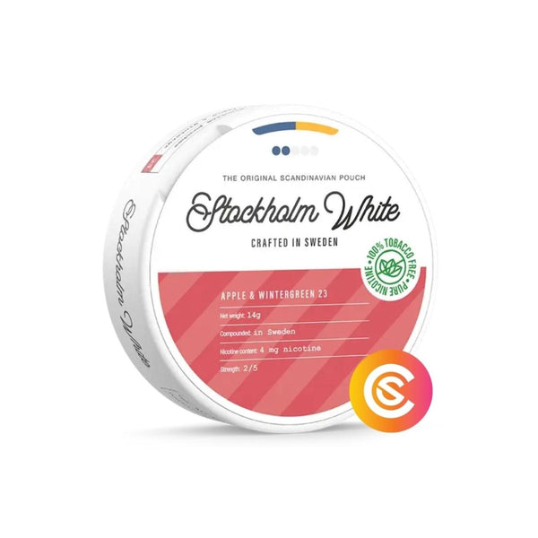Buy Stockholm White Apple & Wintergreen Light Snus Core