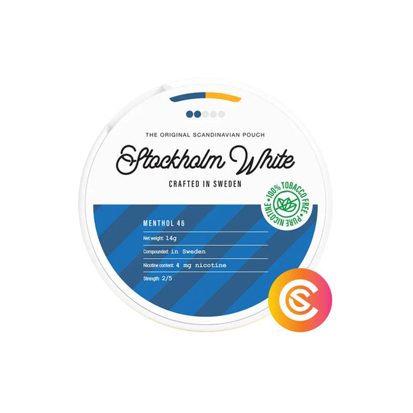 Buy Stockholm White Menthol Light Snus Core